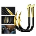 thumbnail image 4 of 10Pcs Iron Barbed Outdoor Fishing Hooks Bait Holder Fish Tackle Accessories-4#, 4 of 8