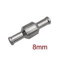 thumbnail image 2 of 8mm Inline One-way Non-return Check Valve Fuel Water Gas Air Vacuum Aluminum Valve, 2 of 8