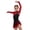 Burgundy, variant on Kids Girls Figure Ice Skating Dance Dress Rhythmic Gymnastics Ballet Skirted Leotard Competition Dancewear Purple 16