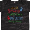 thumbnail image 4 of Inktastic Dietician Like Mommy Boys or Girls Baby Bodysuit, 4 of 5