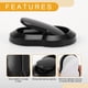 thumbnail image 5 of Ganchos universales para asiento de automóvil Unique Bargains 1 Pc para cada automóvil, SUV, furgoneta, camión, ganchos adhesivos resistentes de ABS negro 2.09"x1.42, 5 of 7