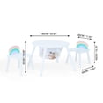 thumbnail image 4 of Fantasy Fields Rainbow Play Table with Two Chairs, White, 4 of 10