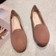 thumbnail image 4 of Mocasines Zapatos sin cordones Wdftyju para mujer Tejido cómodo Rosa (42), 4 of 7