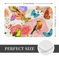 thumbnail image 2 of Rateoe Flowers And Birds Watercolor Pattern Flannel Door Mat Indoor Outdoor Entrance, Waterproof All-Weather Doormat,Fade Resistant, Low Profile Entryway Mat 16x24in, 2 of 7