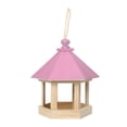 thumbnail image 4 of Ventana de jardín Pajarera de madera Jaula para loros Semillas para pájaros Alimentador de alimentos (Rosa) Ehuebsd  Para estrenar, 4 of 8