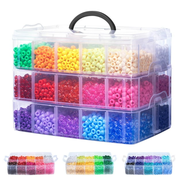Craft Beads Umikk, 10 000 unidades, 30 colores, para joyería