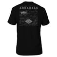 thumbnail image 3 of Men's Black Arkansas Razorbacks Camo Flag Panel T-Shirt, 3 of 3