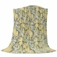 thumbnail image 6 of Yellow Rose Blanket Soft Cozy Warm Throw Blanket for Couch, Plush Fuzzy Flannel Fleece Blankets for Sofa, Farmhouse Romantic Botanical Floral Flowers Bed Blankets Lightweight Gifts for Women, 50"x60", 6 of 9