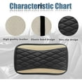 thumbnail image 4 of LAICAIW Car Center Console Cover, Universal Leather Waterproof Armrest Seat Box Cover Protector, Comfortable Car Decor Accessories Fit for Most Cars, Vehicles, SUVs-khaki, 4 of 7