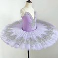 thumbnail image 3 of Vestido de ballet con tutú de cisne para niñas, disfraz de princesa para actuación y baile., 3 of 4