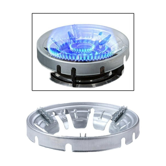 Cubierta de ahorro de gas para cocina de Gas, anillos de soporte para Wok, reductor de anillos de Gas reutilizables a prueba de viento y calor para PC 1 BLESIY cubierta de ahorro de gas
