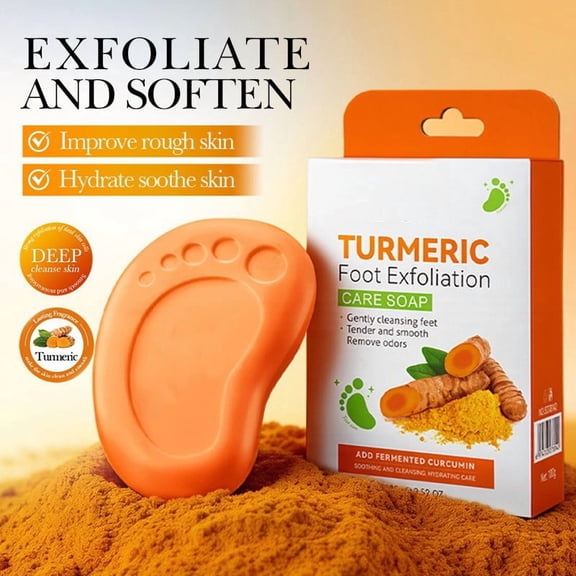 Turmeric Exfoliating Foot Care Soap