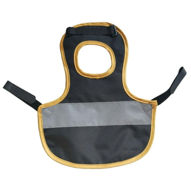 TISHITA 1 Pieces 1pc Pet Vest Chicken Poultry Saddle For Poultry Chicken Hen Goose Black