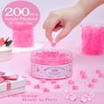 thumbnail image 2 of XIRQI 200 Pcs Mini Pacifiers Baby Shower Games,0.86’’ Acrylic Pacifiers in Clear Jar,Pacifier for Party Favors,Table Scatter,Gender Reveal Decoration Diy Craft (Pink), 2 of 10