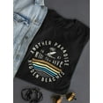 thumbnail image 3 of Another Paradse Hidden Beach Shaped T-Shirt Women -Image by Shutterstock, Female Large, 3 of 4