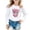 White, variant on Toddler Girls Long Sleeve T-Shirts Crewneck Tops Cute Rabbit Printed T Shirt Top Size 4-5T , Purple