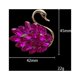 thumbnail image 2 of Clip de perfume para salida de aire del coche con forma de cisne exquisito con diamantes de imitación, decoración para aire acondicionado fresco y aromaterapia, 2 of 5