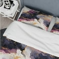thumbnail image 4 of Designart "Marbled Mirage Of Cosmic Gold Intrigue" Marble Bedding Covert Set - Glam Bed Set With 2 Shams, 4 of 5