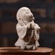 thumbnail image 1 of White Sands Sandstone Maitreya Buddha Resin Crafts Desktop Tea Pet Buddha Series, 1 of 7