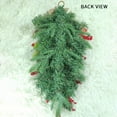 thumbnail image 6 of KARLSITEK 23.6 Inch Christmas Hanging Wreath Artificial Xmas Upside Down Tree Ribbon Bells Party Garland Christmas Decorations, 6 of 7