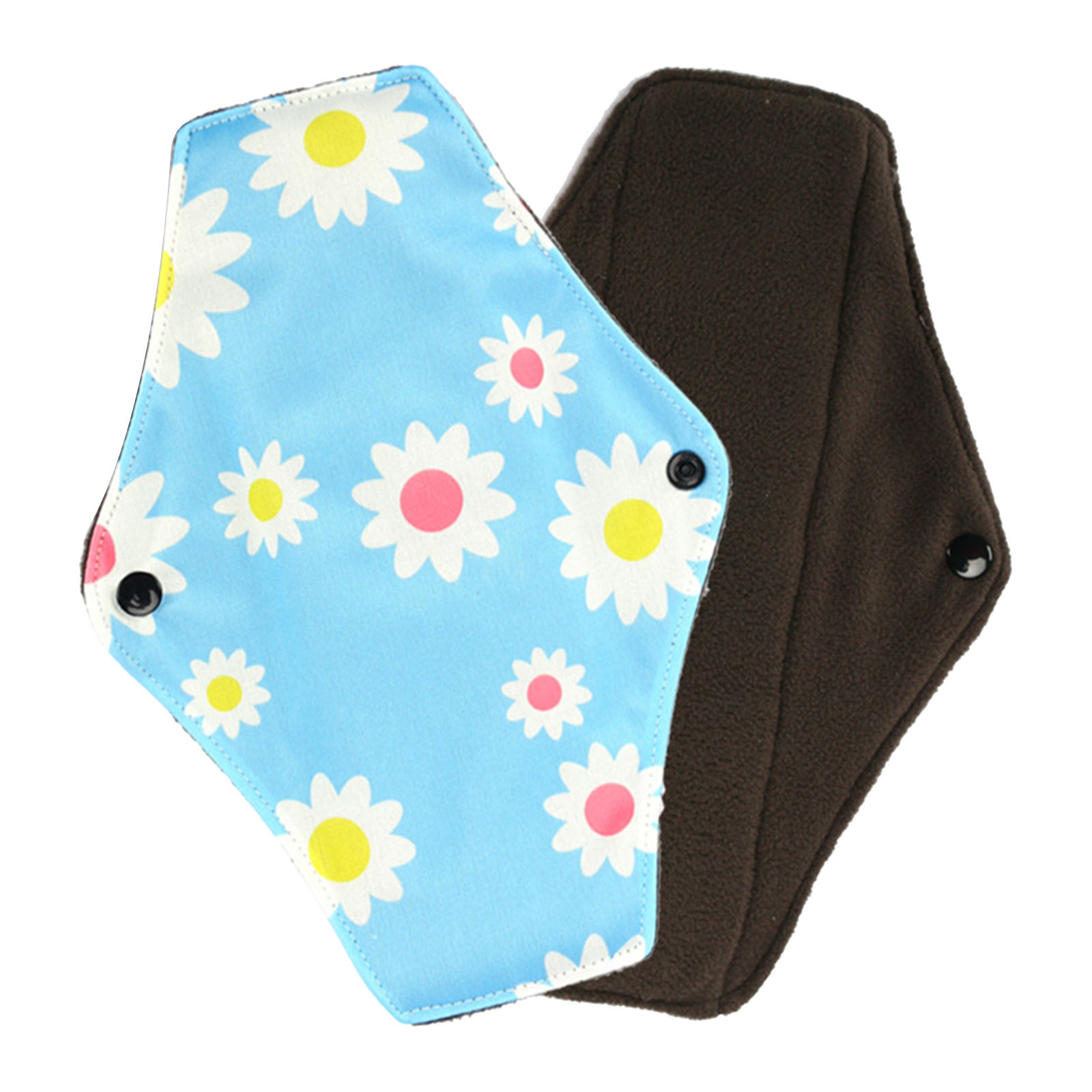 TKing Fashion Reusable Menstrual Pads, Bamboo Cloth Pads for Heavy Flow