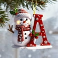 thumbnail image 3 of Adornos Navideños con Letras 2025, Colgante de Ciervo Navideño, Decoración de Madera para Mesa, Adornos Personalizados, 3 of 6