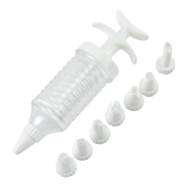 Juego de 8 boquillas antiadherentes para glaseado, jeringas para manga pastelera y sin olor, herramientas para decoración de pasteles y panadería.