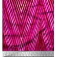thumbnail image 3 of oneOone Viscose Chiffon Fabric Chevron Panel Print Fabric By The Yard 42 Inch Wide, 3 of 3