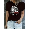 thumbnail image 1 of T-shirt Graphique Dinosaure pour Femmes - Col Rond Décontracté Manches Courtes, Mélange de Polyester Extensible, Lavable en Machine - Parfait pour l'Été & la Fête des Pères, Fête des Mères, Nouvel An, Festival de Printemps, Saint-Valentin, 1 of 7