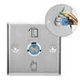 thumbnail image 3 of Bouton de Sortie, NO/NC/COM Bouton de Porte de Sécurité, pour Porte, 3 of 8