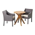 thumbnail image 7 of Noble House Arrigo 3 Piece Wooden Patio Bistro Set in Teak, 7 of 7
