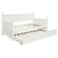thumbnail image 4 of Twin Size Wood Daybed with Twin Size Trundle (White) 95566, 4 of 9