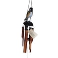 thumbnail image 2 of cohasset gifts 175ch cohasset chickadee bamboo wind chime, hand painted golden tan, 2 of 2