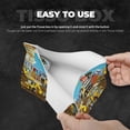 thumbnail image 5 of Lsque Different Construction Site Vehicles Printed Long Tissue Box Cover Holder, Facial Paper Organizer Dispenser,Triangle with Bottom Belt, PVC Leather Decorative Organizer, 5 of 9