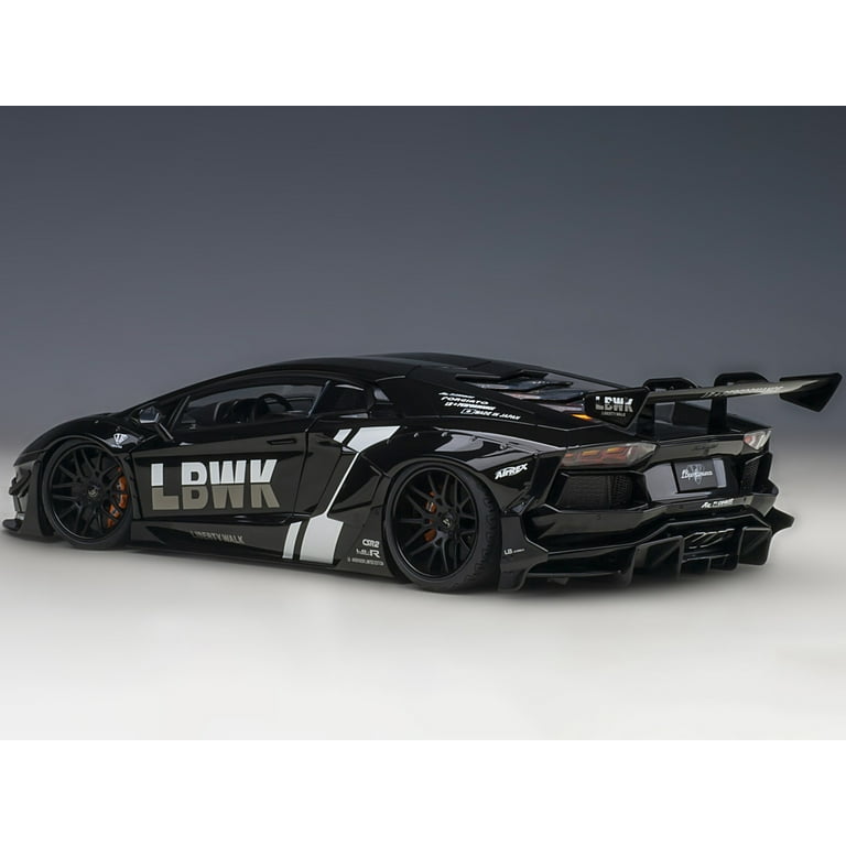 Lamborghini Aventador Liberty Walk LB-Works Livery Black with