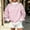 Pink, variant on Sevevn Women's Oversized Striped French Terry Pullover Sweatshirt Long Sleeve Casual Fall Winter Trendy Outfits Tops 2026