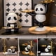 thumbnail image 4 of Ruifaya Bandeja con forma de panda, escultura para la entrada, llavero, figura de animal para el hogar, 4 of 7