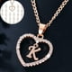 thumbnail image 3 of Collar con colgante de corazón para mujer, joyería con iniciales de nombre, 26 letras, circonita, amor, regalos para niñas, accesorios de la primera letra, 3 of 4