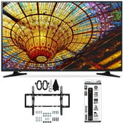 LG 50UH5500 - 50-Inch 4K Ultra HD Smart LED TV w/ webOS 3.0 Tilt Wall Mount Bundle includes TV, Flat & Tilt Wall Mount Ultimate Kit and 6 Outlet Power Strip with Dual USB Ports