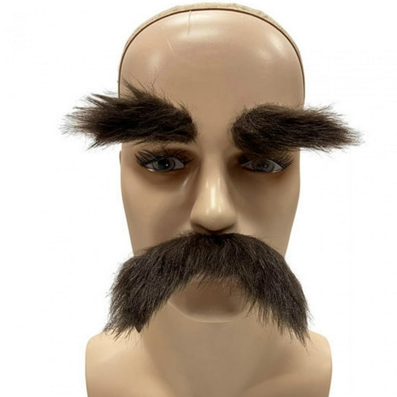 BELOVING Eyebrows Kits Decor Fake Mustache Set Facial Hair Fake Beard for Club Activities