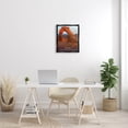 thumbnail image 2 of Arches National Park Desert Canyon Landscape Graphic Art Jet Black Framed Art Print Wall Art, 2 of 6