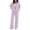 A1_Light Violet, variant on YHCY 2 Piece Zip Up Sweatsuits for Women Basic Long Sleeve Hooded Sweatshirt Long Straight Wide Leg Sweatpant Casual Comfy Soft Suits Plus Size Fall Trendy Sets Lounge Travel Tracksuits Beige L