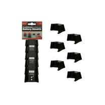 Stealthmounts Black Battery Mount for Milwaukee M12 6 Pack 12v