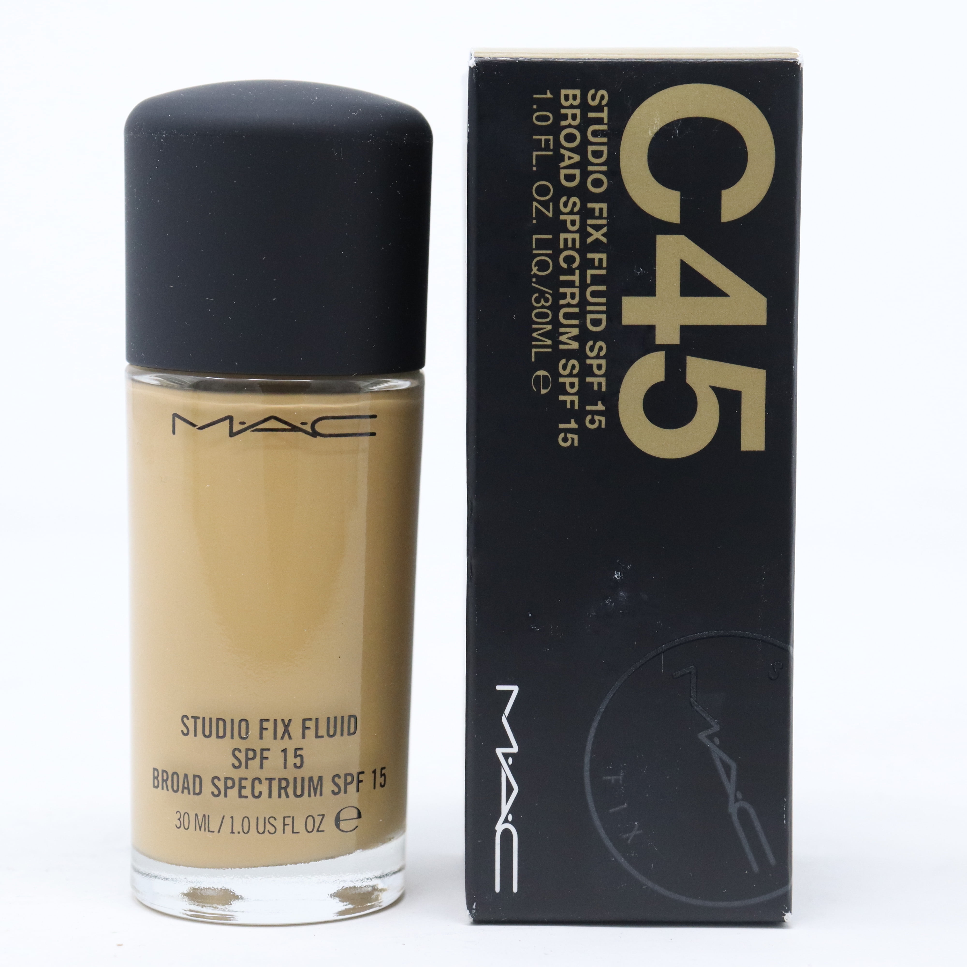 MAC Studio Fix Fluid SPF15 by MAC, 1 oz Foundation - C45