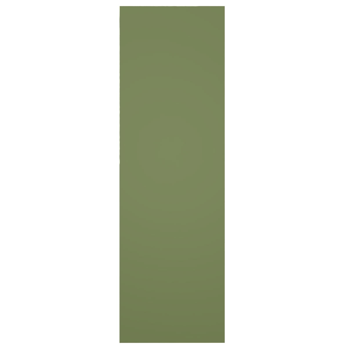 Ekena Millwork 15"W x 57"H True Fit PVC Two Equal Raised Panel Shutters, Moss Green (Per Pair - Hardware Not Included)