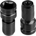 thumbnail image 1 of Impact Wrench Adapter With Telescopic Socket, Quick Release Mechanism Facilitates Rapid Bit Swapping And High Quality Material Ensures Unmatched Durability, 2PCS, 1 of 5