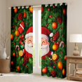 thumbnail image 2 of Castle Fairy Kids Santa Claus Curtains Pack of 2 (42x84 Each),Fresh Fruit Curtains Blackout,Happy New Year Bedroom Curtains,Super Cozy Room Decor, 2 of 6