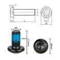 thumbnail image 2 of ZTTO Bicycle Color Disc Screw Mountain Bike Disc Screw Disc, 2 of 6