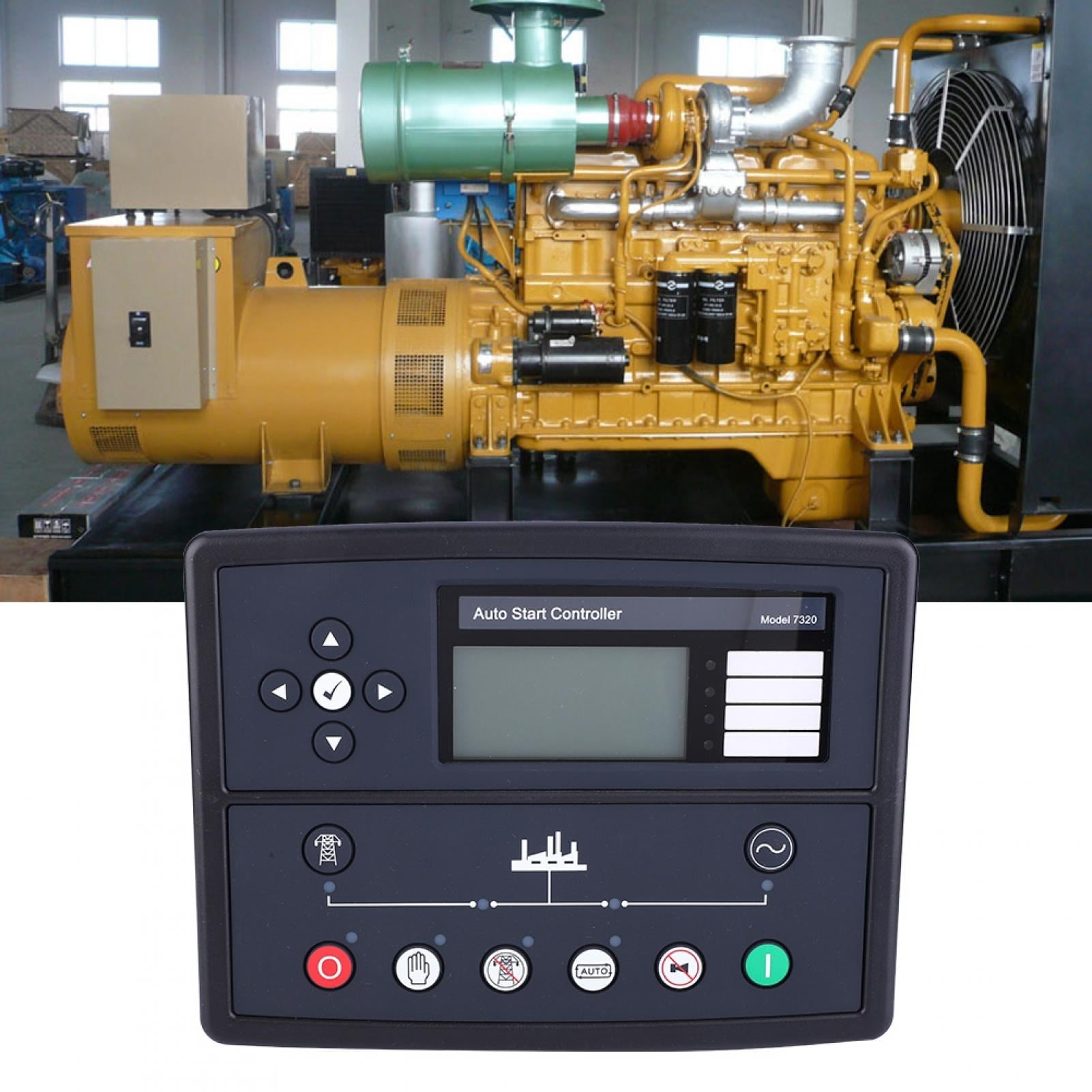 Genset Auto Start Control Module, 132x64 Realtime Clock Generator Auto