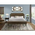 thumbnail image 2 of East West Furniture Granbury 2-Piece Wood King Bedroom Set in Brown/Mahogany, 2 of 8